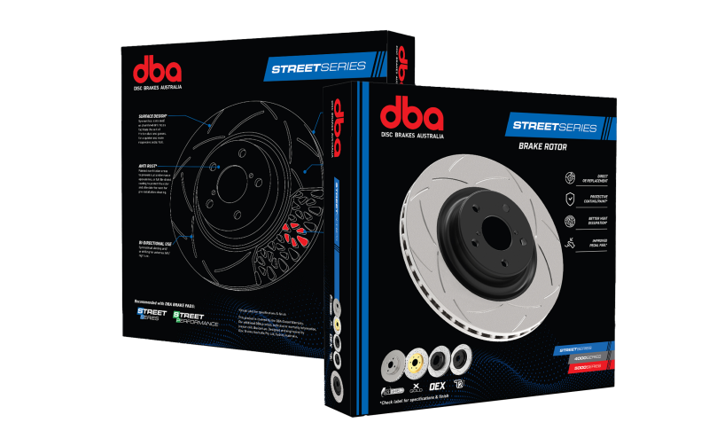 DBA 96-97/99-04 Land Rover Discovery Front T2 Slotted Street Series Rotor